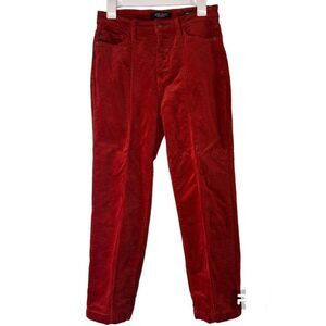 Judy Blue Rust Corduroy High Waist Ankle Straight Carpenter Jean Pants Sz 7/28